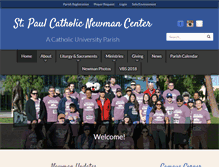 Tablet Screenshot of csufnewman.com